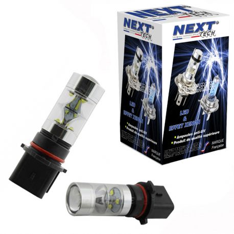 Ampoules LED P13W -  Blanc pur - Feux de jour LED