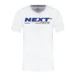 T-Shirt blanc col en V homme Next-Tech® France