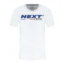 T-Shirt blanc col en V homme Next-Tech® France