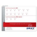 Présentoir gamme d'ampoules LED automobile 840 x 590mm - Next-Tech® France