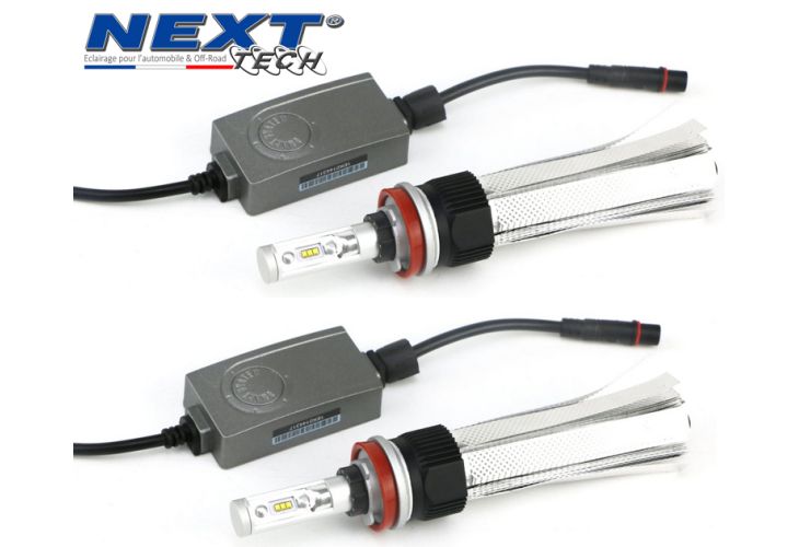 Ampoules LED voiture H4 55W homologuées 6000lm Canbus NextTech®