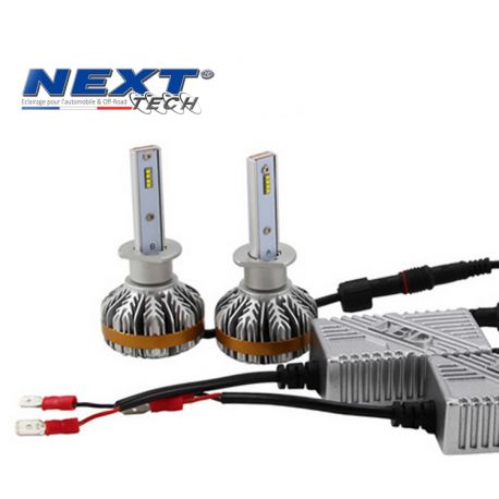 Ampoules LED H1 55W CANBUS ventilées haut de gamme Next-Tech® Ampoules LED H1 55W CANBUS ventilées haut de gamme Next-Tech®