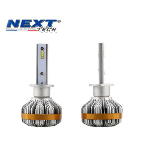 Ampoules LED H1 55W CANBUS ventilées haut de gamme Next-Tech® Ampoules LED H1 55W CANBUS ventilées haut de gamme Next-Tech®