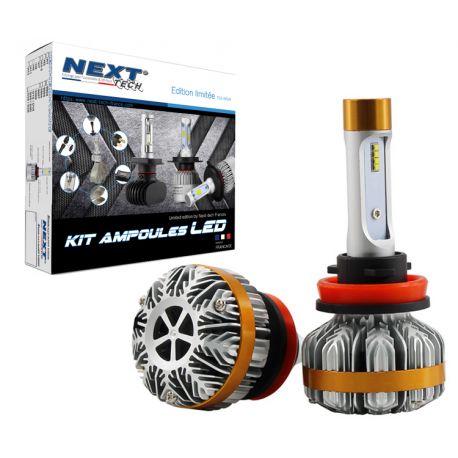 Ampoule LED moto H11 55W homologuée 6000lm Canbus - Next-Tech®