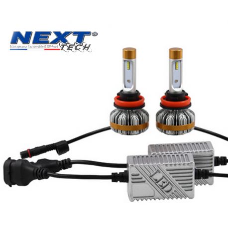 Ampoules LED H11 55W CANBUS ventilées haut de gamme Next-Tech® Ampoules LED H11 55W CANBUS ventilées haut de gamme Next-Tech®
