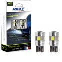 Ampoules LED T10 W5W haut de gamme CANBUS 6W CREE - Orange
