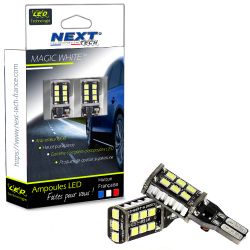 Veilleuses T15 16W LED Canbus 8W - Ampoules LED T15 w16w
