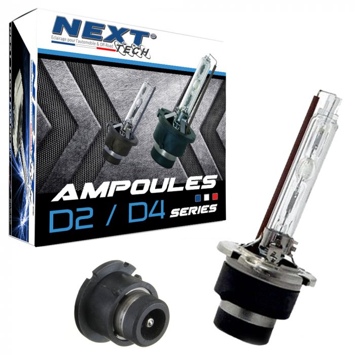 Ampoules Xenon D8S 5500K 55W - +30% De Puissance, 4400 Lumens, Pour Phares Avant