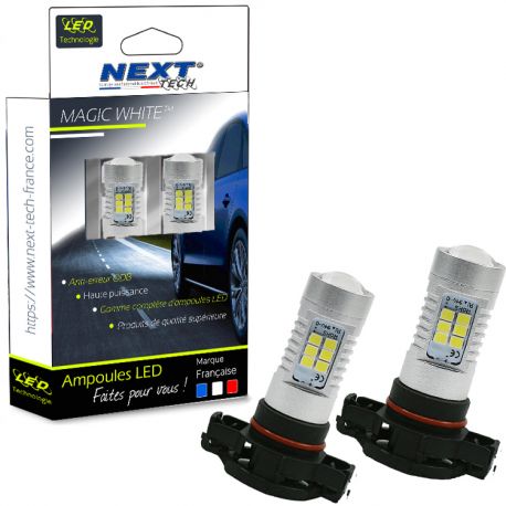 Ampoules LED PSX24W H16 CANBUS Next-Tech - Blanc Ampoules LED PSX24W H16 CANBUS Next-Tech - Blanc