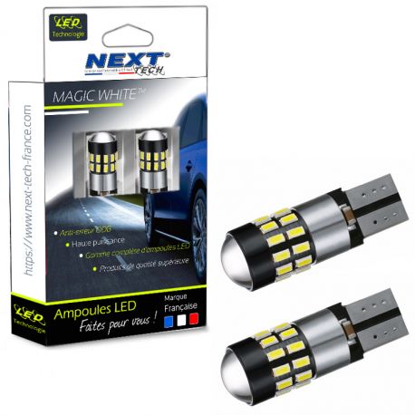 LED T10 Canbus anti-erreur ODB W5W - Blanc LED T10 Canbus anti-erreur ODB W5W - Blanc
