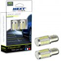 Ampoules P21W LED 24V Rouge BA15S 1156 CANBUS feux stop pour camion