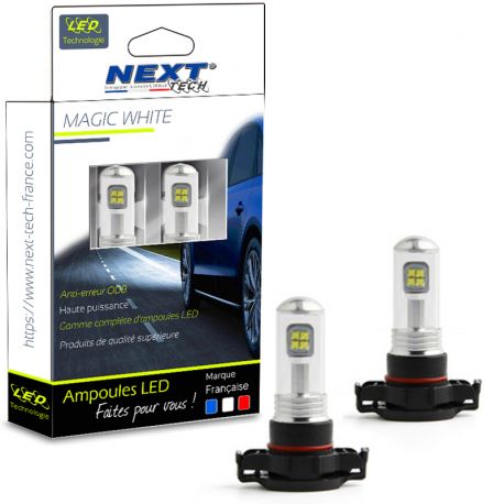 Ampoules LED PSX24W H16 35W haute puissance - Blanc Ampoules LED PSX24W H16 35W haute puissance - Blanc