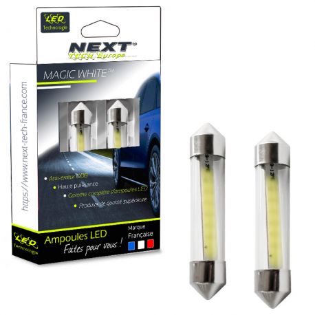 Ampoule Navette 37mm 12 Leds Blanches