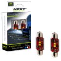 Veilleuses ampoules navette C5W à 2 Led CREE CANBUS 36mm