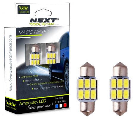 Ampoules navette C3W 31mm CANBUS Anti erreur ODB pour éclairage de plaque Ampoules navette C3W 31mm CANBUS Anti erreur ODB pour éclairage de plaque