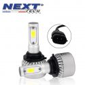 Ampoules HB4 9006 LED ventilées compactes 75W blanc - Next-Tech®