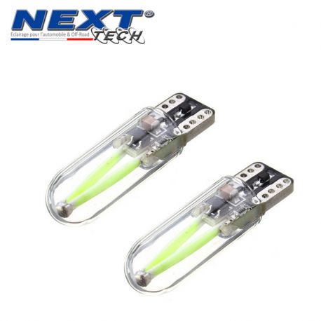 T10 W5W Veilleuses LED filaments blanc 5000K - Next-Tech® T10 W5W Veilleuses LED filaments blanc 5000K - Next-Tech®
