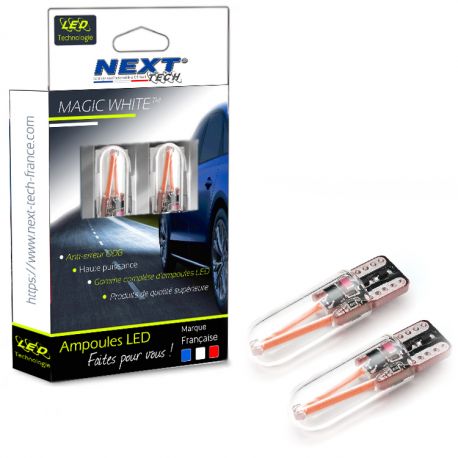T10 W5W Veilleuses LED filaments rouge - Next-Tech® T10 W5W Veilleuses LED filaments rouge - Next-Tech®