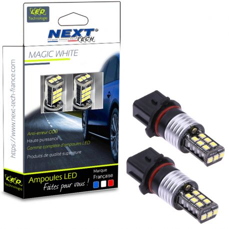 P13W LED - Ampoules LED Blanc pur - Feux de jour LED P13W LED - Ampoules LED Blanc pur - Feux de jour LED