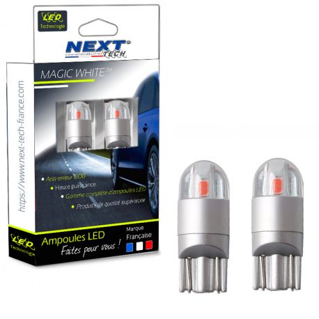 Ampoules T10 LED W5W Voiture - Auto - Moto - Rouge Ampoules T10 LED W5W Voiture - Auto - Moto - Rouge