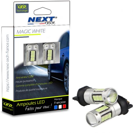 Ampoules LED PW24W - PWY24W CANBUS - Blanc - Next-Tech® Ampoules LED PW24W - PWY24W CANBUS - Blanc - Next-Tech®