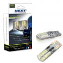 LED T10 W5W blanc flash stroboscopique 5000K - Next-Tech®