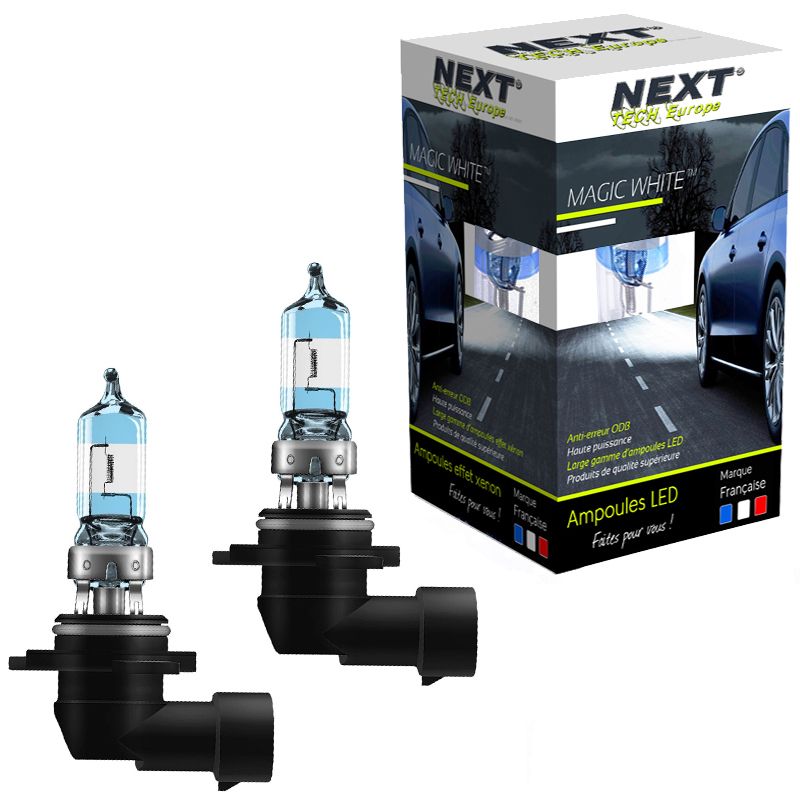 Ampoules 24V effet xenon H3 100W 6000K Next-Tech®