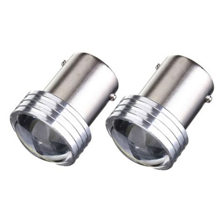 Ampoules LED R5W BA15S 1156 5W courtes - blanc Ampoules LED R5W BA15S 1156 5W courtes - blanc