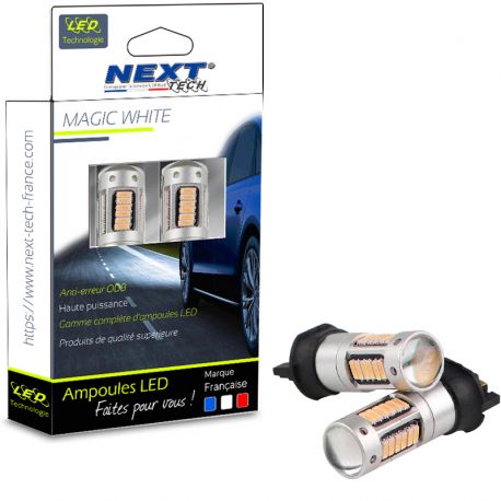 Ampoules LED PW24W - PWY24W CANBUS - Orange - Next-Tech® Ampoules LED PW24W - PWY24W CANBUS - Orange - Next-Tech®