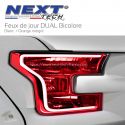 Feu arrière bande flexible DUAL LED rouge et orange clignotant