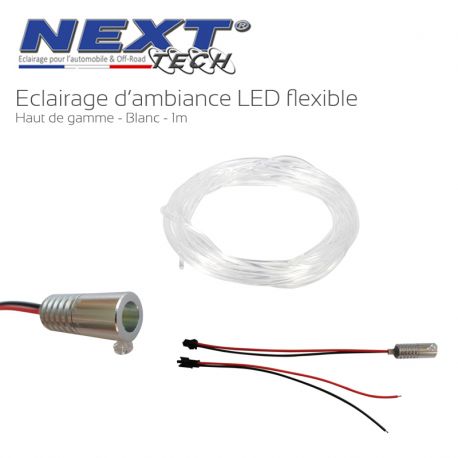 Eclairage habitacle voiture haut de gamme ruban LED 1m flexible - Blanc Eclairage habitacle voiture haut de gamme ruban LED 1m flexible - Blanc