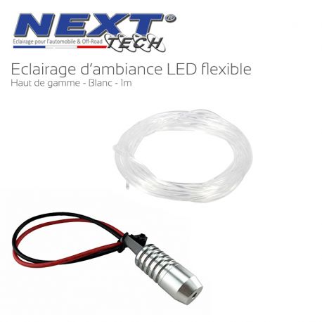 Eclairage habitacle voiture haut de gamme ruban LED 1m flexible - Blanc Eclairage habitacle voiture haut de gamme ruban LED 1m flexible - Blanc