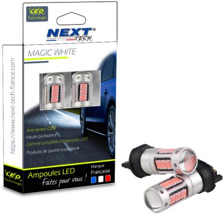 Ampoules LED PW24W - PWY24W CANBUS Rouge Next-Tech® Ampoules LED PW24W - PWY24W CANBUS Rouge Next-Tech®