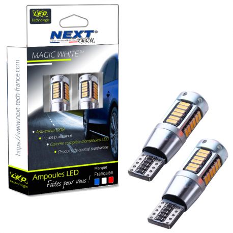 Veilleuses LED W5W T10 Canbus ANTI ERREUR voiture moto Maroc à prix pas  cher