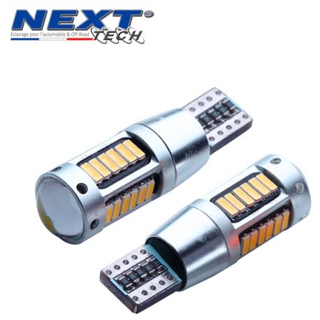 W5W T10 LED Haut de gamme CANBUS anti erreur - Orange W5W T10 LED Haut de gamme CANBUS anti erreur - Orange