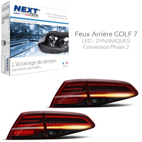 Feux arrière dynamiques Golf 7 conversion Phase 2 Feux arrière dynamiques Golf 7 conversion Phase 2