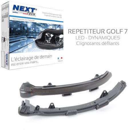 Clignotants Golf 7 rétroviseur LED Dynamique défilants Clignotants Golf 7 rétroviseur LED Dynamique défilants