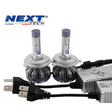 Ampoule LED moto H4 55W CANBUS ventilée haut de gamme Next-Tech Ampoule LED moto H4 55W CANBUS ventilée haut de gamme Next-Tech