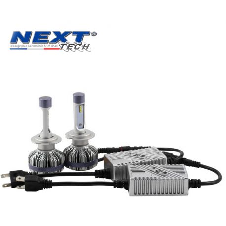 Ampoules LED H7 55W CANBUS ventilées haut de gamme Next-Tech® Ampoules LED H7 55W CANBUS ventilées haut de gamme Next-Tech®