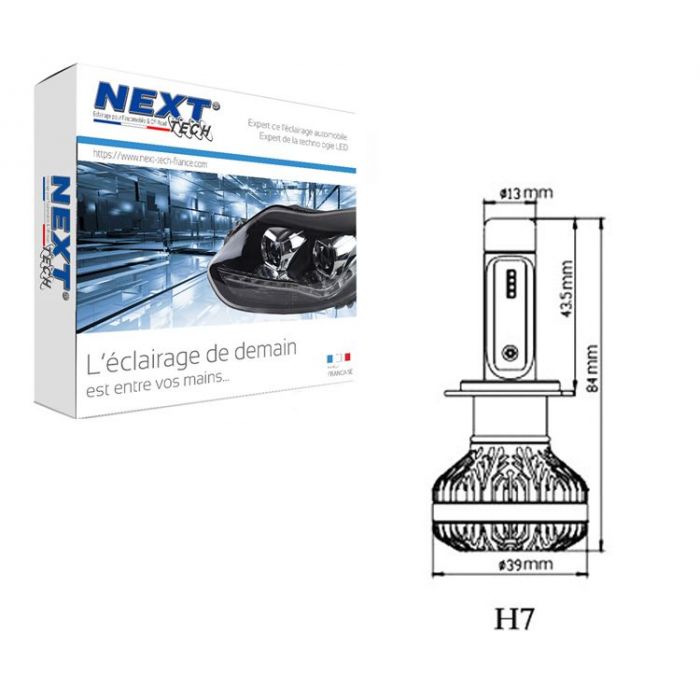 Achetez Next Tech - AMPOULES LED VOITURE H7 55W HOMOLOGUEES 6000LM CANBUS  NEXT-TECH au meilleur prix chez Equip'Raid