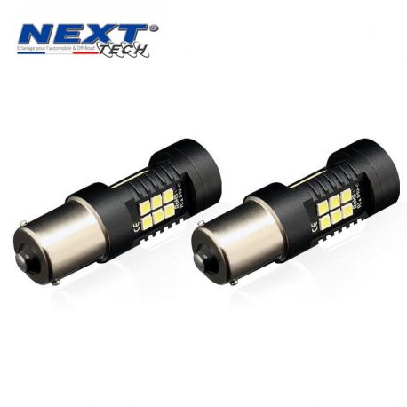 Ampoules P21W LED BA15S canbus 35W feux de jour - Blanc Ampoules P21W LED BA15S canbus 35W feux de jour - Blanc