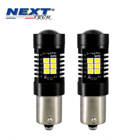 Ampoules P21W LED BA15S canbus 35W feux de jour - Blanc Ampoules P21W LED BA15S canbus 35W feux de jour - Blanc