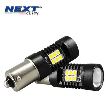 Ampoules P21W LED BA15S canbus 35W feux de jour - Blanc Ampoules P21W LED BA15S canbus 35W feux de jour - Blanc