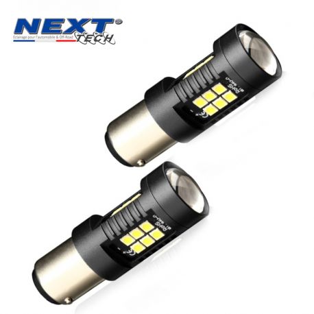 Ampoules P21/5W LED BAY15D canbus 35W feux de stop - Rouge Ampoules P21/5W LED BAY15D canbus 35W feux de stop - Rouge