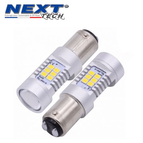 Ampoules P21/5W LED BAY15D canbus 35W feux de stop - Rouge Ampoules P21/5W LED BAY15D canbus 35W feux de stop - Rouge