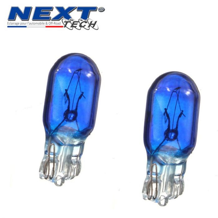 2x ampoule veilleuse led W5W T10 501 5W auto moto éclairage plaque blanc  Xenon