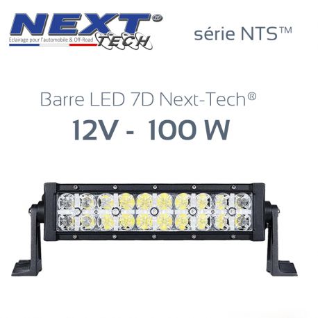 Barre LED 7D 4x4 12v 100W - 300mm - série NTS™