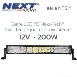 Barre LED 7D 4x4 12v 200W - 550mm - série NTS™ Next-Tech®