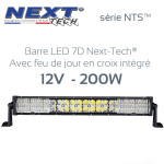 Barre LED 7D 4x4 12v 200W - 550mm - série NTS™ Next-Tech®