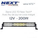 Barre LED 7D 4x4 12v 200W - 550mm - série NTS™ Next-Tech®